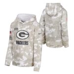 Green Bay Packers Nike 2024 Salute To Service Hoodie - Youth