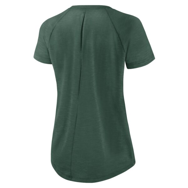 Green Bay Packers Nike Back Slit Fashion Top - Womens - Image 2