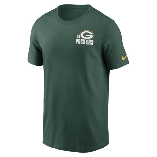 Green Bay Packers Nike Blitz Team Essential Cotton T-Shirt - Mens