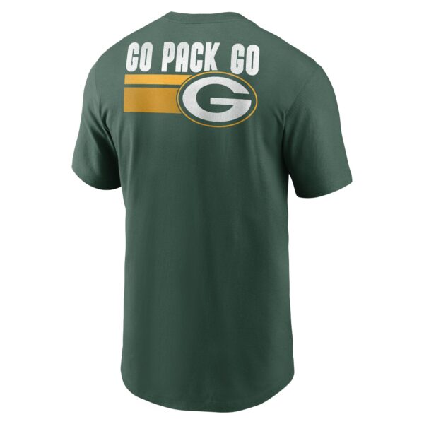 Green Bay Packers Nike Blitz Team Essential Cotton T-Shirt - Mens - Image 2