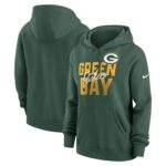 Green Bay Packers Nike Club Fleece Hoodie - Womens
