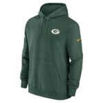 Green Bay Packers Nike Sideline Club Fleece Pullover Hoodie - Mens