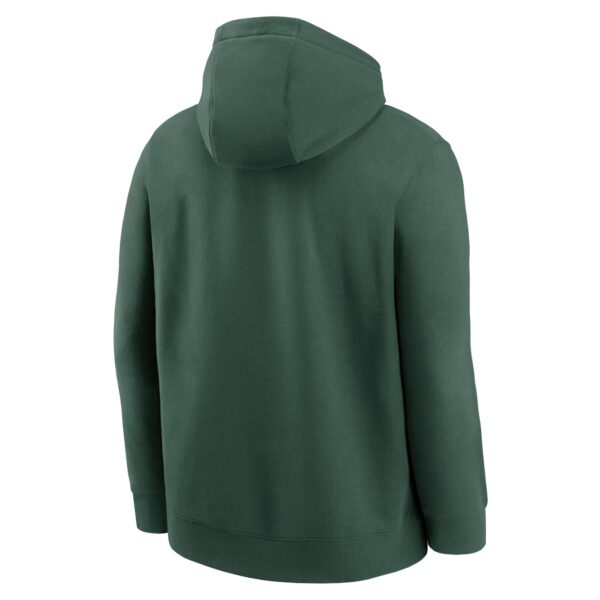 Green Bay Packers Nike Club Fleece Pullover Hoodie - Mens - Image 3
