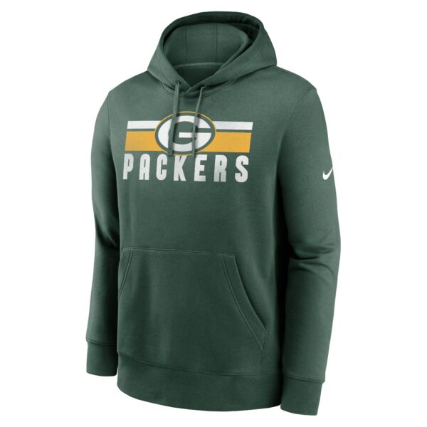 Green Bay Packers Nike Club Hoodie - Mens - Image 2