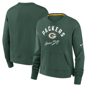 Green Bay Packers Nike Crew Fleece - Womens