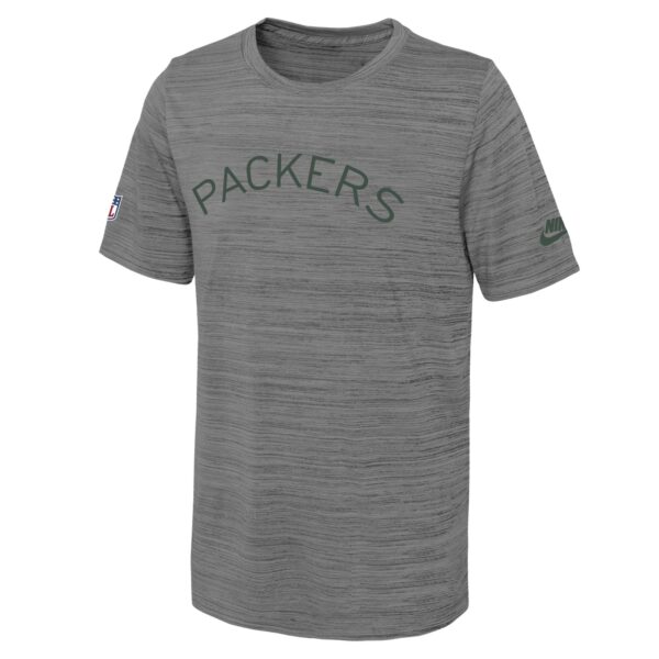 Green Bay Packers Nike Dri Fit Alt Velocity T Shirt - Youth - Image 2