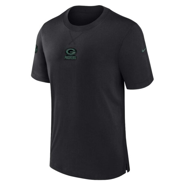 Green Bay Packers Nike Sideline Dri-FIT Player Short Sleeve  Top - Mens - Image 2
