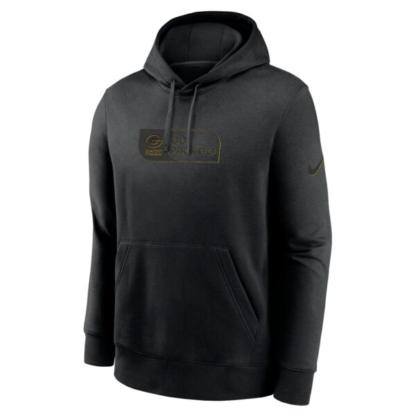 Green Bay Packers Nike French Terry Club Hoodie - Mens - Image 2