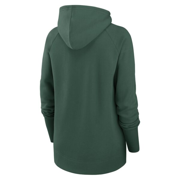 Green Bay Packers Nike Full Zip Hoodie - Womens - Image 3