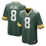 Green Bay Packers Nike Home Game Jersey - Green - Josh Jacobs - Mens