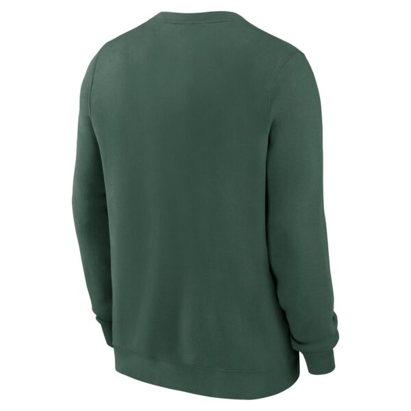 Green Bay Packers Nike Rewind Club Crew Fleece - Mens - Image 2