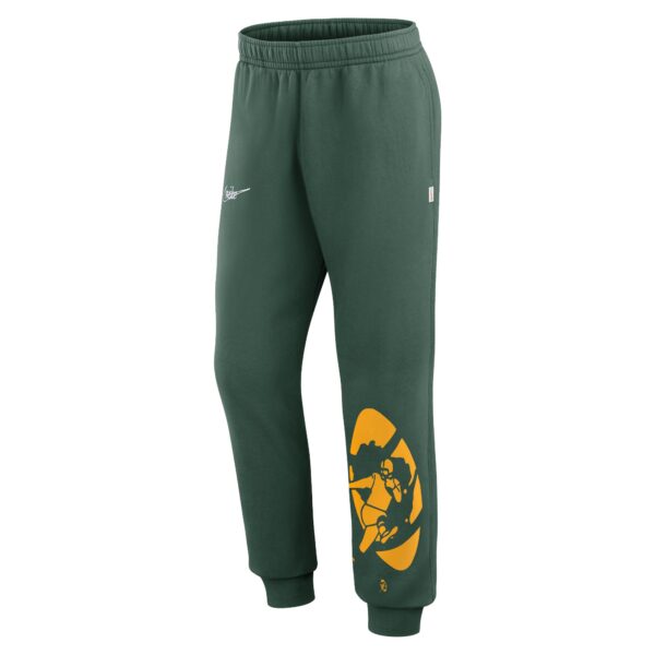 Green Bay Packers Nike Rewind Club Jogger - Mens - Image 2