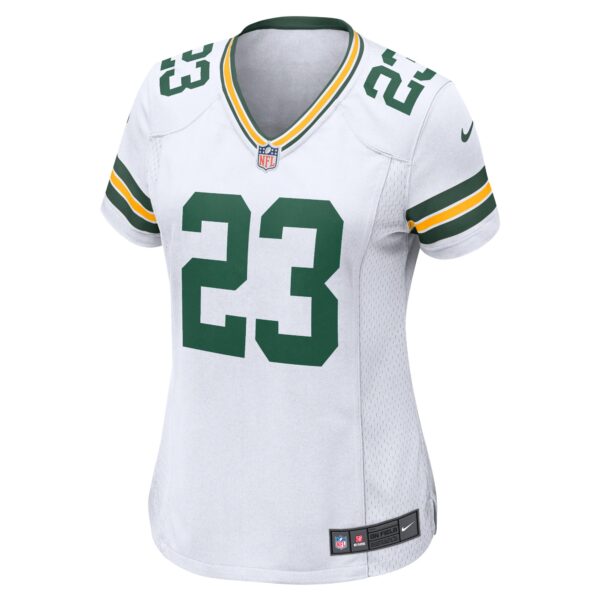 Green Bay Packers Nike Road Game Jersey - White - Jaire Alexander - Womens