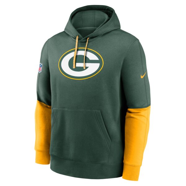 Green Bay Packers Nike Sideline Club Hoodie Team Issue - Mens - Image 2
