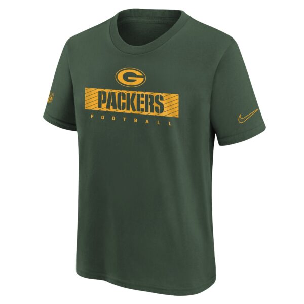 Green Bay Packers Nike Sideline Team Issue Legend T Shirt - Youth - Image 2
