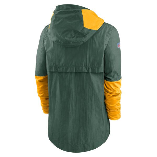 Green Bay Packers Nike Team Logo Pregame Lightweight Player Jacket - Image 2