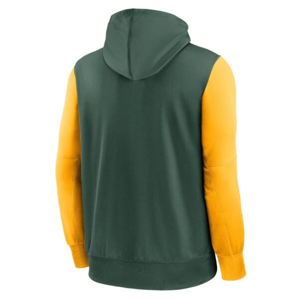 Green Bay Packers Nike Therma Full Zip Hoodie - Mens - Image 2