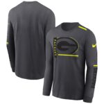Green Bay Packers Nike VOLT Long Sleeve Dri Fit Cotton T-Shirt - Mens