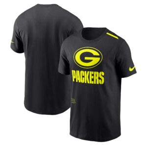 Green Bay Packers Nike VOLT Short Sleeve Dri Fit Cotton T-Shirt - Mens