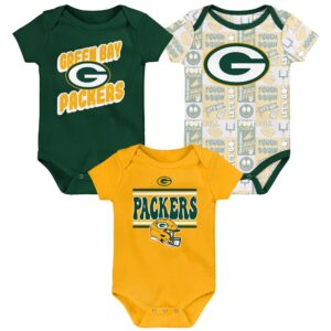 Green Bay Packers Play Day 3 Piece Creeper Set - Infant