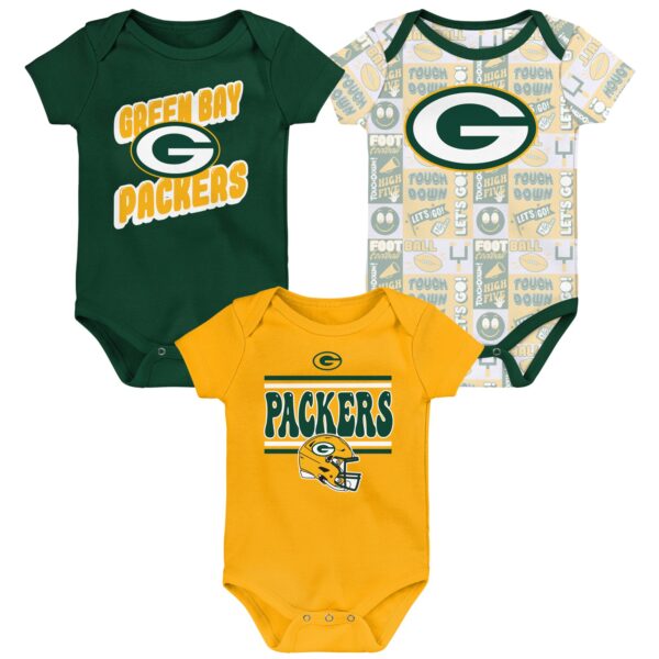 Green Bay Packers Play Day 3 Piece Creeper Set - Infant