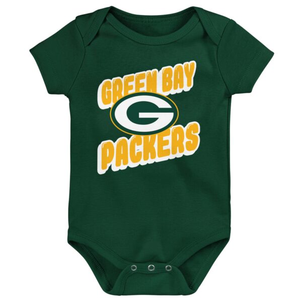 Green Bay Packers Play Day 3 Piece Creeper Set - Newborn - Image 2
