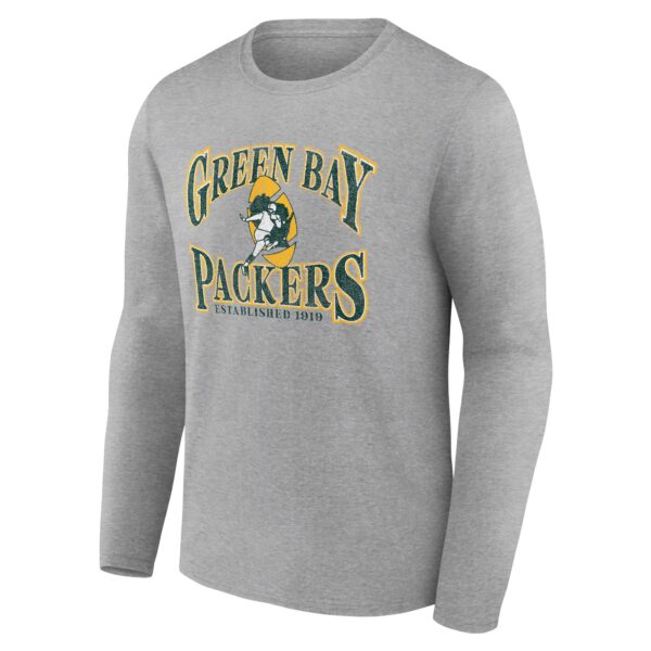Green Bay Packers True Classics Playabilty Long Sleeve T-Shirt - Mens - Image 2