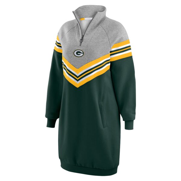 Green Bay Packers WEAR By Erin Andrews Chevron Stripe Dress - Womens - Image 2