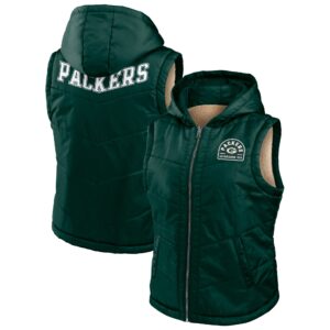 Green Bay Packers WEAR By Erin Andrews Reversible Vest - Womens