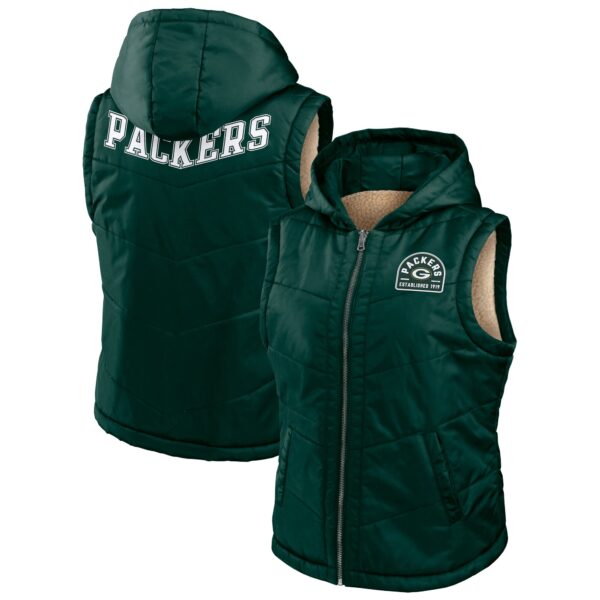 Green Bay Packers WEAR By Erin Andrews Reversible Vest - Womens