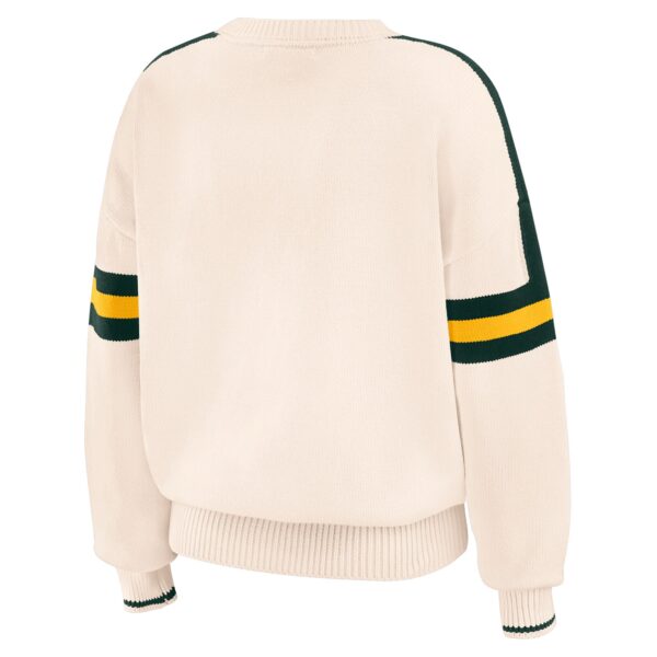 Green Bay Packers WEAR By Erin Andrews Striped Sweater - Womens - Image 3