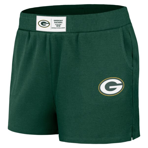 Green Bay Packers WEAR by Erin Andrews Waffle Lounge Set - Womens - Image 2