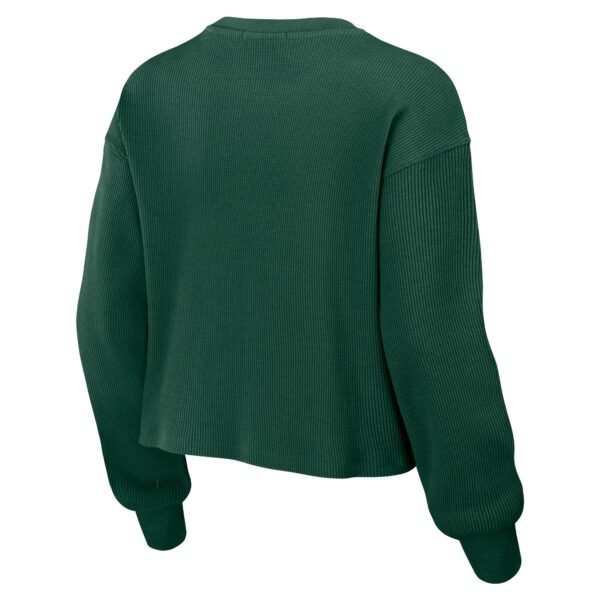 Green Bay Packers WEAR by Erin Andrews Waffle Lounge Set - Womens - Image 5