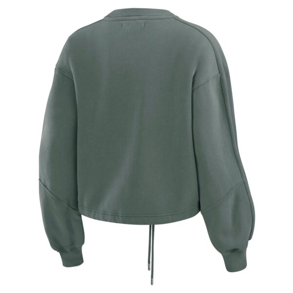 Green Bay Packers WEAR By Erin Andrews Washed Fleece Lounge Set - Womens - Image 3
