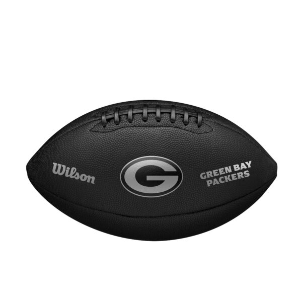 Green Bay Packers Wilson Black Metalic Backyard Ball - Image 3