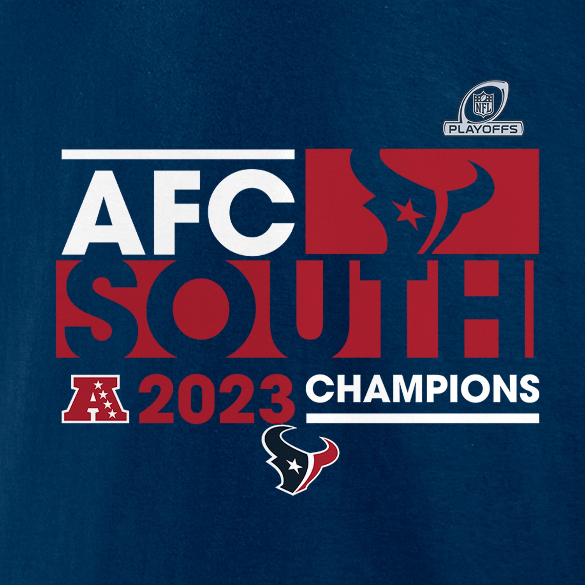 Houston Texans 2023 Division Conquer T-Shirt - Mens - Image 4