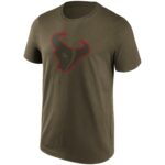 Houston Texans Khaki Colour Pop Graphic T-Shirt - Mens