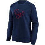 Houston Texans Mono Logo Graphic Crew Sweatshirt - Womens
