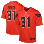 Houston Texans Nike Alternate Game Jersey - Red - Dameon Pierce - Youth