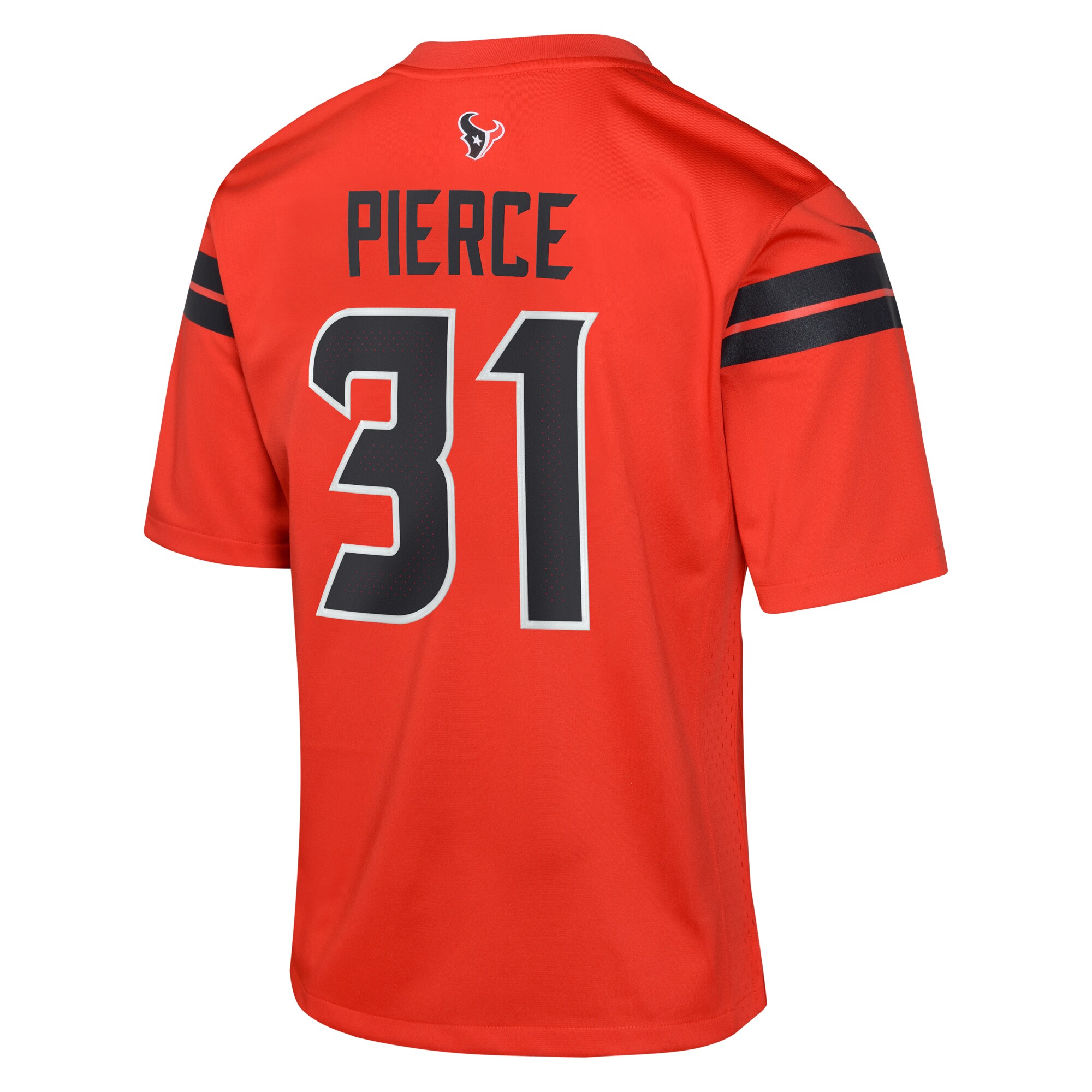 Houston Texans Nike Alternate Game Jersey - Red - Dameon Pierce - Youth - Image 3