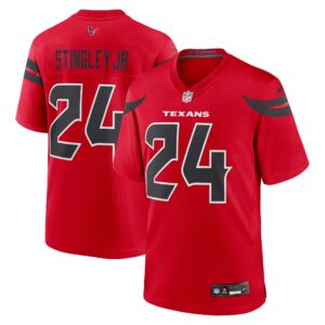 Houston Texans Nike Alternate Game Jersey - Red - Derek Stingley Jr. - Mens