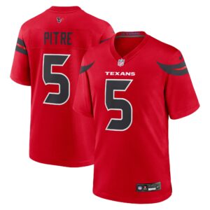 Houston Texans Nike Alternate Game Jersey - Red - Jalen Pitre - Mens