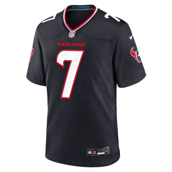 Houston Texans Nike Home Game Jersey - Navy - C.J. Stroud - Mens - Image 2