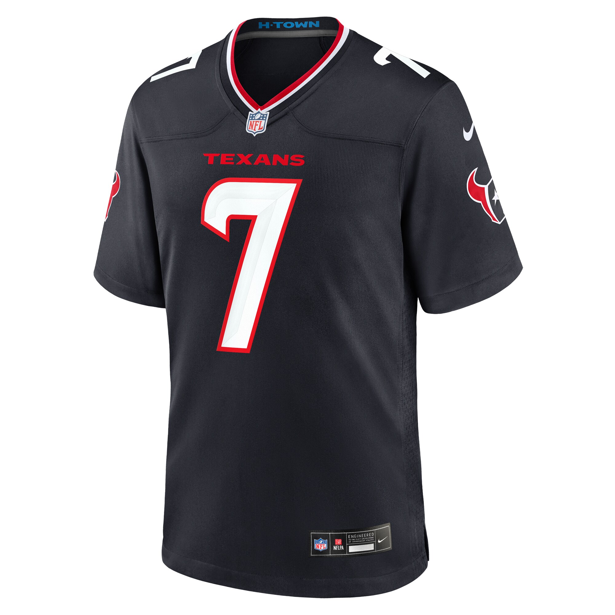 Houston Texans Nike Home Game Jersey - Navy - C.J. Stroud - Mens - Image 2
