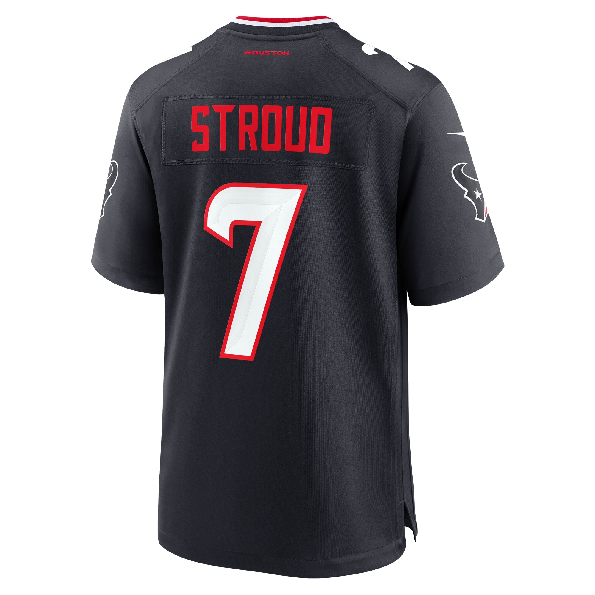 Houston Texans Nike Home Game Jersey - Navy - C.J. Stroud - Mens - Image 3