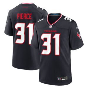 Houston Texans Nike Home Game Jersey - Navy - Dameon Pierce - Mens