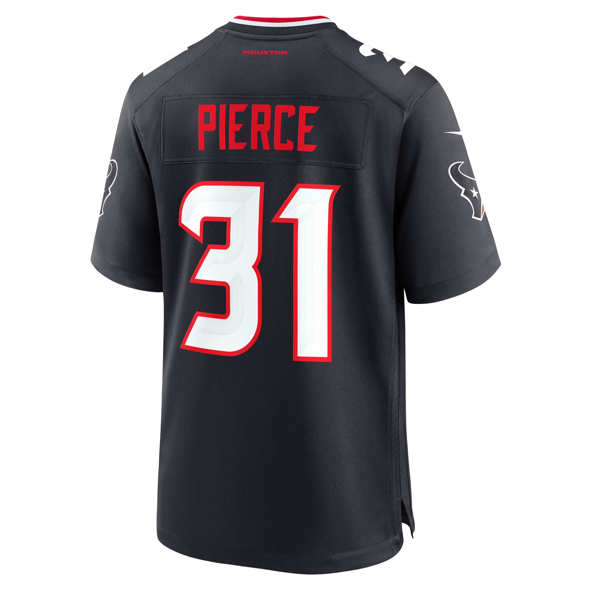 Houston Texans Nike Home Game Jersey - Navy - Dameon Pierce - Mens - Image 3