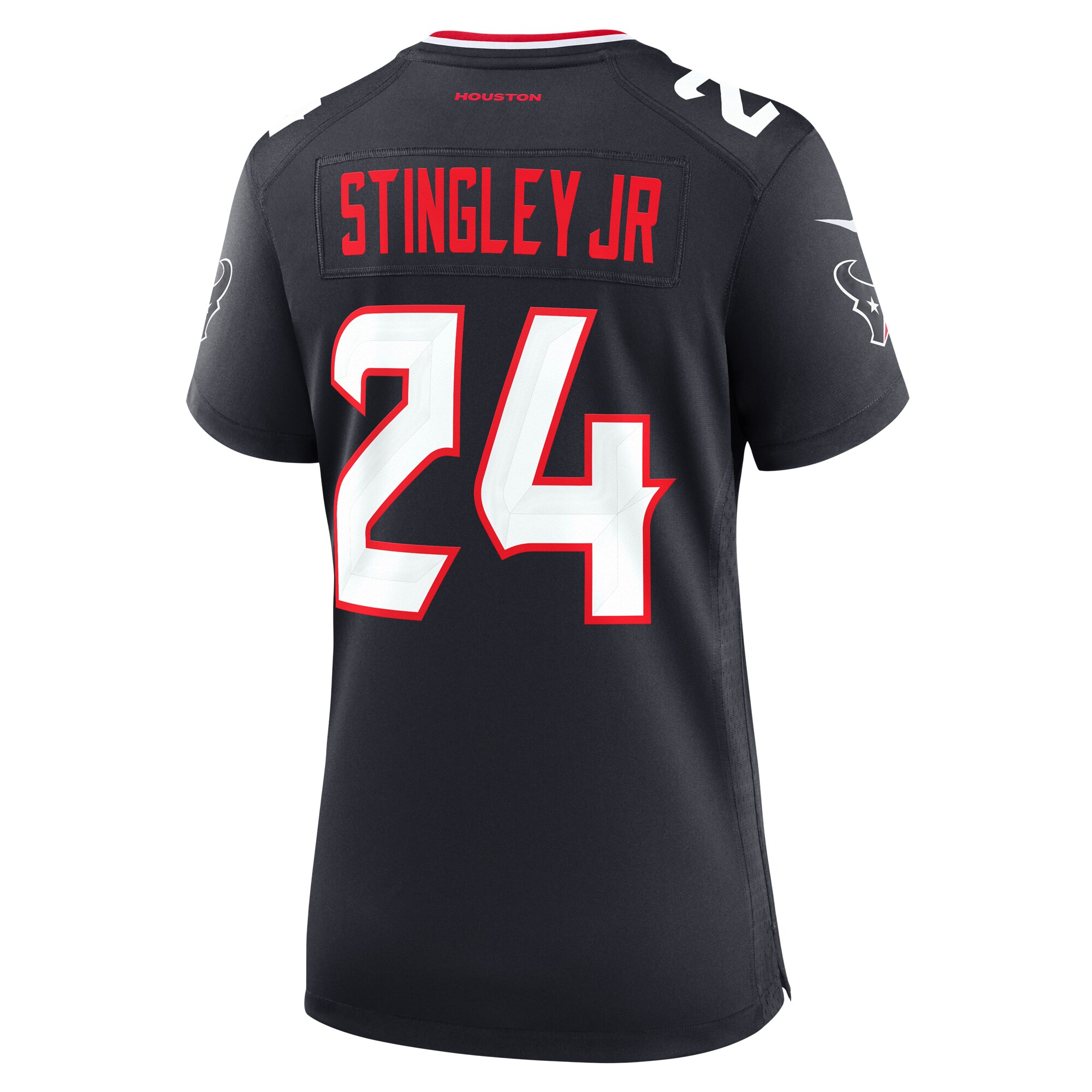Houston Texans Nike Home Game Jersey - Navy - Derek Stingley Jr. - Womens - Image 3