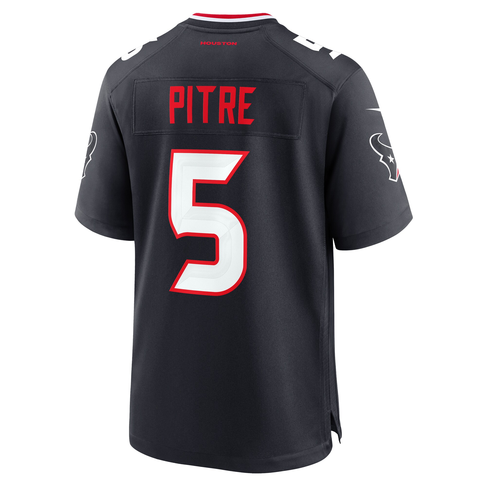 Houston Texans Nike Home Game Jersey - Navy - Jalen Pitre - Mens - Image 3