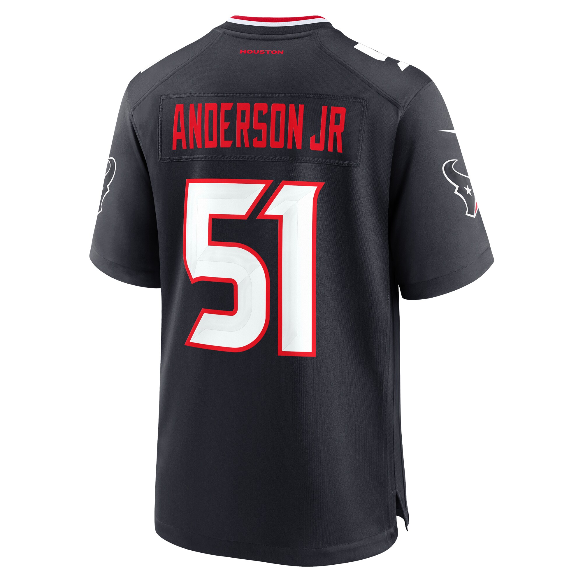 Houston Texans Nike Home Game Jersey - Navy - Will Anderson Jr - Mens - Image 3